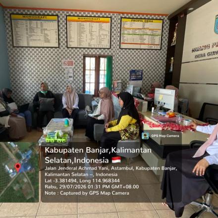 Dinas Kesehatan Kabupaten Banjar Intensifkan Pembinaan PHBS di Desa Gunung Ulin